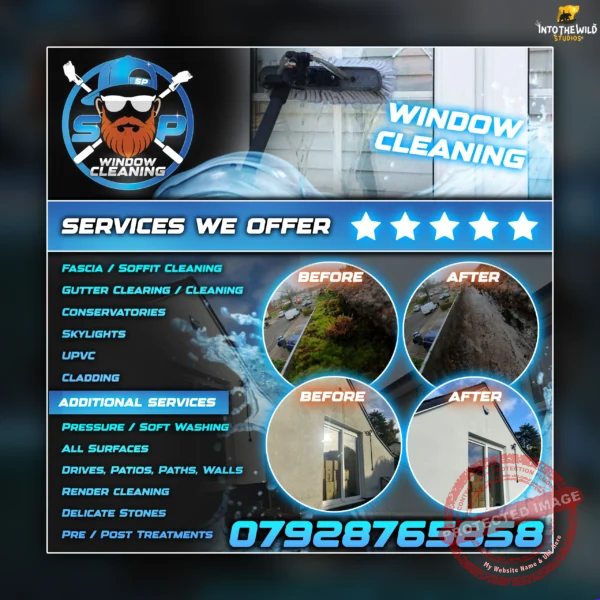 Marketing graphic advert created by Into The Wild Studios.