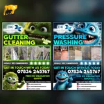 Creative flyer design service for businesses by Into The Wild Studios