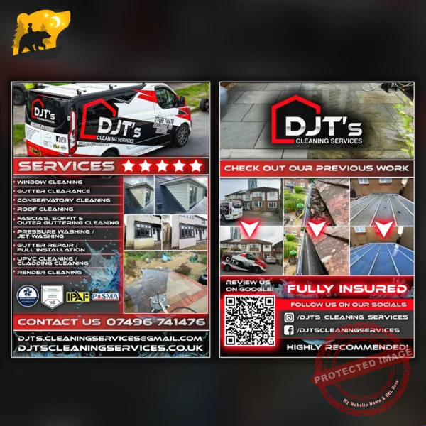 Custom flyer design service for businesses