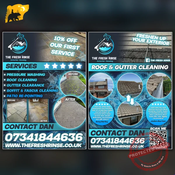 Business flyer designed by Into The Wild Studios