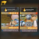 Promotional flyer for businesses and events