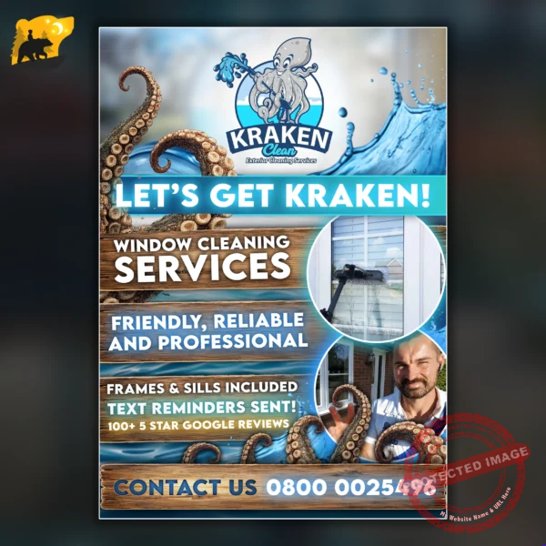 Professional flyer design created for business marketing