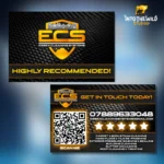 Custom business card design created by Into The Wild Studios for a professional business.
