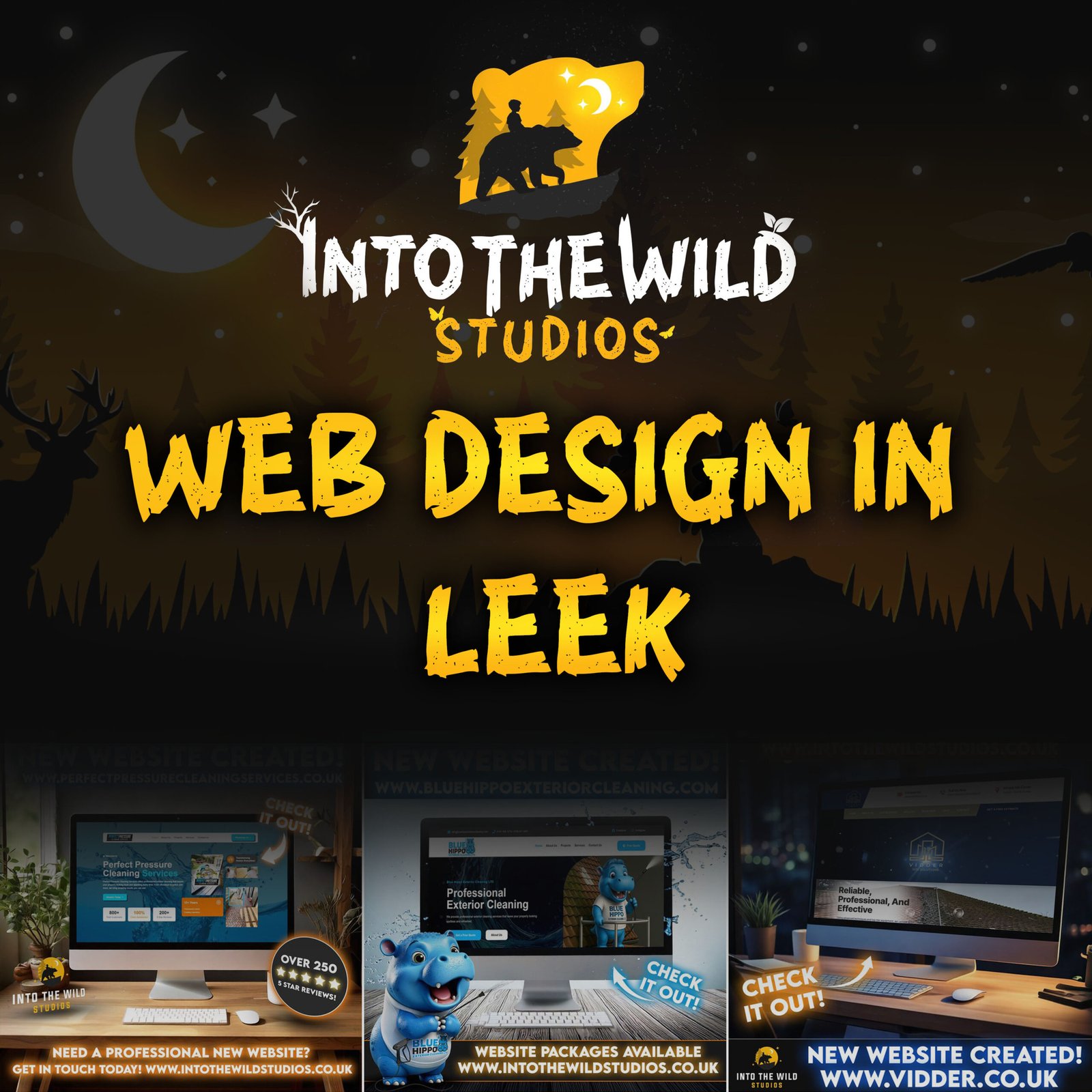 Professional web design in Leek helping local businesses grow beyond Facebook
