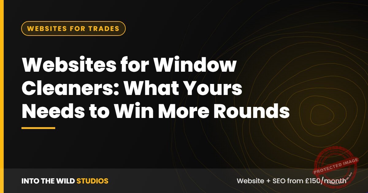 Websites for Window Cleaners: What Yours Needs to Win More Rounds – Into The Wild Studios