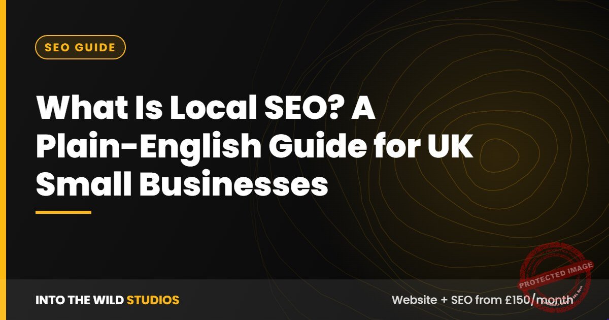 What Is Local SEO? A Plain-English Guide for UK Small Businesses – Into The Wild Studios